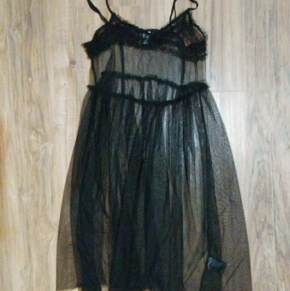 Divided by H&M Black Tulle Dress Size 4